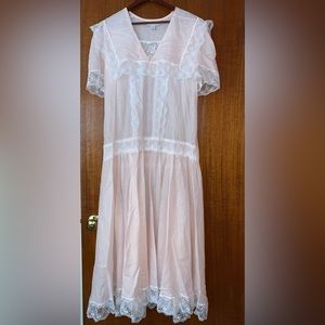 Vintage pink slip dress